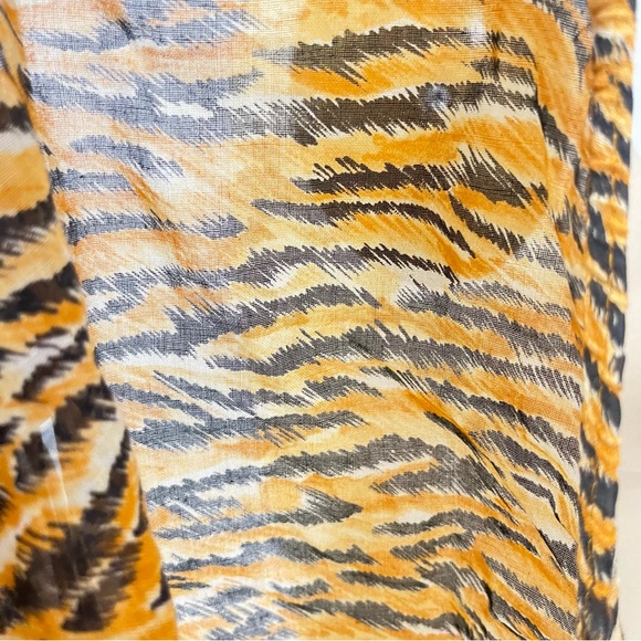Vintage light weight cotton tiger print costume, sheer cotton not a swimsuit - Picture 7 of 7